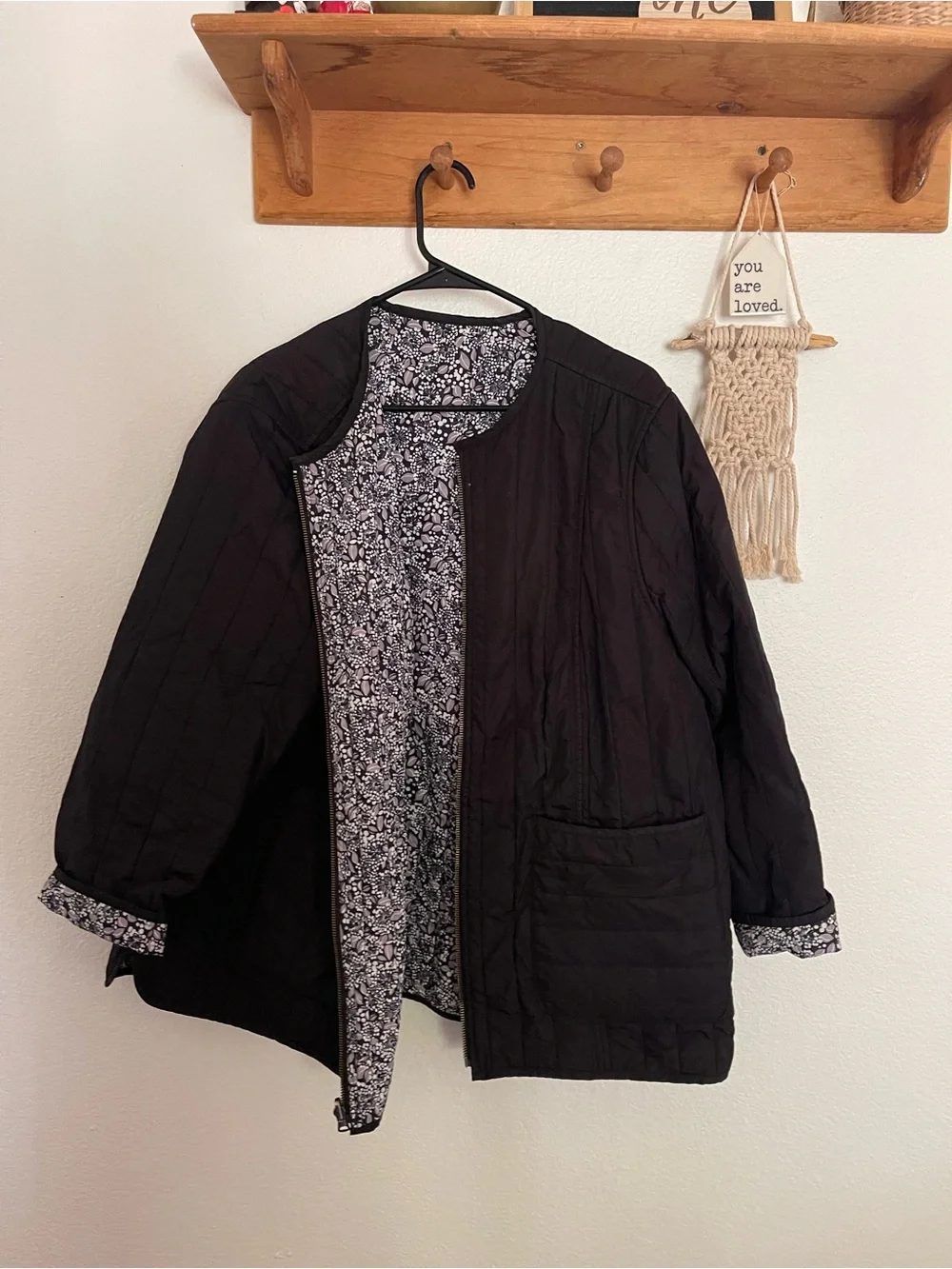 Lands End lightweight quilted